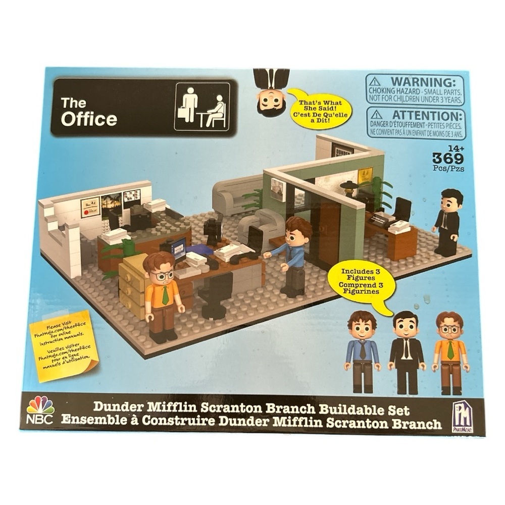 The Office Dunder Mifflin Scranton Branch Buildable Lego-style Set